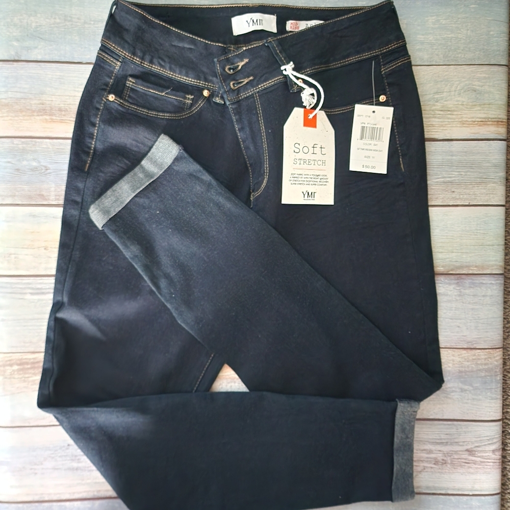 NWT YMI Blue Ankle Cropped Jeans